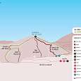 Croquis de la ruta 