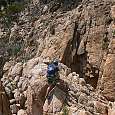 Inicio de la vía ferrata 