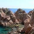 Vista atrás a la Cala del Molí 