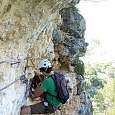 Montando el rapel 
