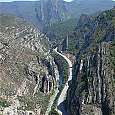 Vistas al cañón y al puente de la Sierra 