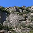 Escaladores en las paredes del Torrent del Tambor 