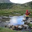 Bajando el valle de Campcardós junto a l estany Gros 