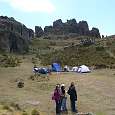 Zona de acampada en los Frailones 