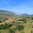 Vistas hacia Abella de la Conca y la sierra de Careu 