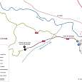 Croquis de la ruta 