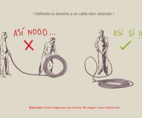 Montando el cable de vida