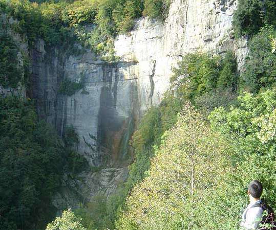Puigsacalm por el salto de Sallent